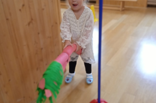 Berušky - v tělocvičně